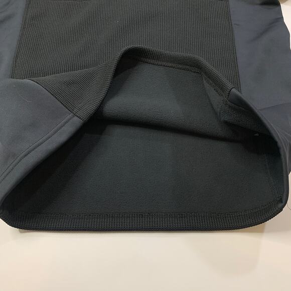 Spyder Jacket Mens Large Charcoal Black Gait Half Zip Raglan Sleeve Fleece Lined - Picture 7 of 12